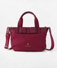 【オンワード】 TOCCA>バッグ 【大人百花掲載】【撥水】RIBBON BRICK TOTE M トートバッグ M [新色] レッド F レディース