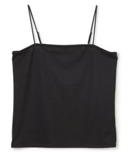 【オンワード】 UNFILO>トップス 【洗える】ラメストレッチ キャミソール ブラックラメ S レディース