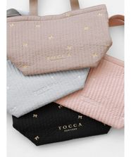 【オンワード】 TOCCA>バッグ 【A4サイズ対応】LUCKY SHOWER TOTE トートバッグ ベージュ×リボン F レディース