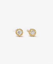 【オンワード】 TOCCA>アクセサリー 【WEB限定】FLORA K18 DIAMOND K18 PIERCED EARRINGS K18 ダイヤモンド ピアス ゴールド F レディース