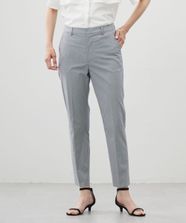 【オンワード】 J.PRESS LADIES S（小さいサイズ）>パンツ 【セットアップ対応・洗える・撥水】コットンFITTY テーパード パンツ ネイビーピンヘッド P7 レディース