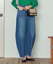 【オンワード】 23区>パンツ 【SLOW/一部店舗限定】SLOW DENIM カーヴィーデニム ダルブルー 36 レディース