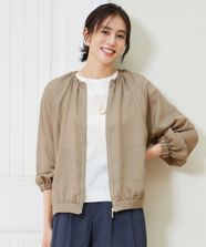 【オンワード】 自由区>ジャケット/アウター 【SHIHOさん着用・洗える】メッシュ ブルゾン シナモン 38 レディース