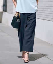 【オンワード】 J.PRESS LADIES>パンツ 【洗える】Crispyツイル ストレート パンツ ブラック 9 レディース