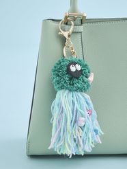 【fifth/フィフス】モケモケクッキーフェイスチャームキーホルダー