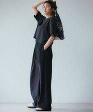 【オンワード】 23区>ワンピース 【MAG×スタイリストコラボ】ラメオックス セットアップ ネイビーラメ×ネイビー 40 レディース