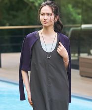 【オンワード】 23区 L（大きいサイズ）>トップス 【SLOW/一部店舗限定】シアーサマー リブ カーディガン パープル 46 レディース