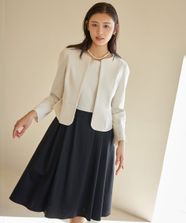 【オンワード】 TOCCA>ワンピース 【00サイズあり・洗える】LUCE ドレス ベージュ 0 レディース