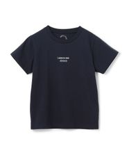 【オンワード】 UNFILO>トップス 【110-150cm】CLEAN Tee(UNISEX) ネイビー[ホワイトロゴ] 140 キッズ