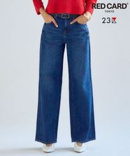 【オンワード】 23区>パンツ 【RED CARD TOKYO×23区/VERY3月号掲載】デニム ライン ワイドパンツ ミッドブルー 38 レディース