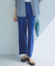 【オンワード】 23区 S（小さいサイズ）>パンツ 【洗える】リネンレーヨンストレッチ ワイド パンツ 【WEB限定】ブルー 28 レディース