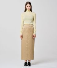 【オンワード】 uncrave>スカート ラスターサテン スカート（uncrave WHITE） ベージュ 00 レディース