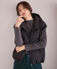 【オンワード】 any FAM>トップス 【手洗い可】ハイブリットベスト ブラック F レディース