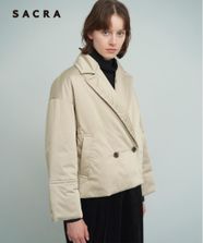 【オンワード】 23区>ジャケット/アウター 【SACRA】パディングタフタ ショートコート [23区別注]ベージュ 38 レディース