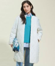 【オンワード】 23区>ジャケット/アウター 【洗える/撥水加工】中綿 ロング パディング アウター アイボリー 38 レディース