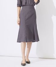 【オンワード】 J.PRESS LADIES>スカート 【洗える】ジオメトリックプリント スカート グレー 11 レディース