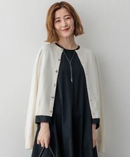 【オンワード】 23区>トップス ビジューニット カーディガン アイボリー 40 レディース