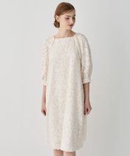 【オンワード】 23区 L（大きいサイズ）>ワンピース 【APPLAUDIR】シュエットジャカード ドレス ベージュ 48 レディース