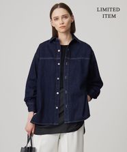 【オンワード】 ICB>ジャケット/アウター 【WEB限定・洗える】コットンソフトデニム ジャケット ネイビー 0 レディース
