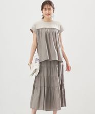 【オンワード】 組曲 L（大きいサイズ）>ワンピース 【WEB限定】カッセンセット ワンピース グレージュ 5 レディース
