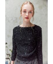 【オンワード】 TOCCA>トップス 【洗える！】SNOW SRORM KNIT ニットプルオーバー ブラック S レディース