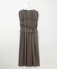【オンワード】 23区>ワンピース 【GOLD LABEL】ファインスムースジャージー ワンピース ブラウン 38 レディース