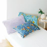 クーフゥ 眠りに至福の肌心地 ほかとろリバーシブル枕カバー〈木陰の花々〉の会【送料: 540円+税】