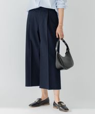 【オンワード】 23区 L（大きいサイズ）>パンツ 【洗える】カルゼストレッチ クロップド パンツ ネイビー 50 レディース