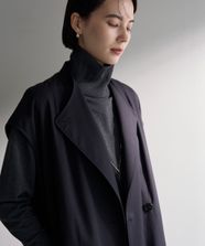 【オンワード】 UNFILO>トップス 【新色追加/洗える/抗菌防臭】マイビューティーニット タートルネック チャコール M レディース