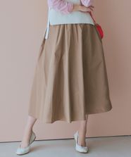 【オンワード】 23区>スカート 【洗える】ルミエールタフタ フレアスカート ブラウン 40 レディース