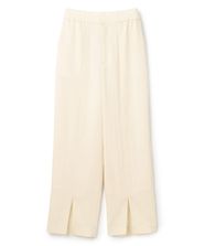 【オンワード】 uncrave>パンツ ドレープツイル スリットパンツ エクリュ 1 レディース