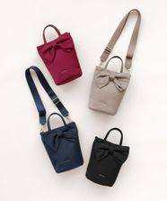 【オンワード】 TOCCA>バッグ 【撥水】RIBBON KNOT NYLON MULTI BAG ナイロンマルチバッグ ネイビー F レディース
