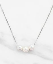 【オンワード】 TOCCA>アクセサリー 【WEB限定】PRECIOUS FRILL PEARL NECKLACE プラチナ アコヤパール ネックレス シルバー F レディース