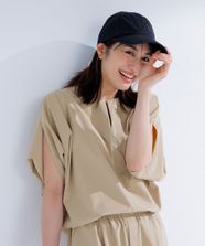 【オンワード】 UNFILO>帽子 【撥水】レターキャップ ブラック(K) F レディース