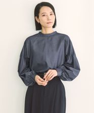 【オンワード】 UNFILO>トップス シャンブレーデニム ショルダータックブラウス インディゴ M レディース
