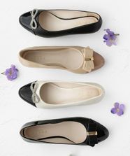 【オンワード】 TOCCA>シューズ 【選べる2デザイン・晴雨兼用】PAIR OF KNOT RAINPUMPS レインパンプス ブラック 37 レディース