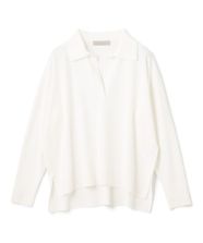 【オンワード】 UNFILO>トップス 【洗える/抗菌防臭】マイビューティ スキッパーニット オフ S レディース