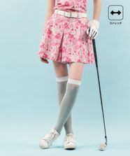 【オンワード】 23区GOLF>スカート 【WOMEN】【ストレッチ】スプリングフラワー柄 キュロットスカート ピンク 70 レディース