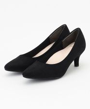 【オンワード】 any SiS>シューズ 【22.5cm~24.5cm】シャイニーレディライク パンプス ブラック 24.5 レディース