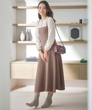 【オンワード】 any SiS>ワンピース 【2WAY】ビスチェニットキャミ ワンピース ライトモカ 3 レディース