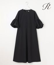 【オンワード】 23区 S（小さいサイズ）>ワンピース 【R(アール)】THOMAS MASON ボリュームスリーブ ワンピース ブラック 32 レディース