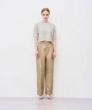 【オンワード】 uncrave>パンツ 【撥水・ハンドウォッシャブル】チノギャバジン ベーシックトラウザー ベージュ 2 レディース