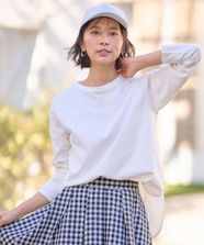 【オンワード】 any FAM>トップス テールロングTシャツ オフ 3 レディース