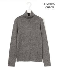 【オンワード】 ICB>トップス 【新色追加・WEB限定カラーあり】エクストラファインメリノ タートルネックプルオーバー ブラック XS レディース