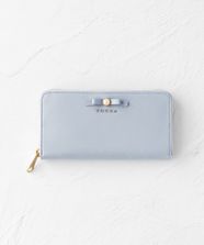 【オンワード】 TOCCA>財布/小物 PEARL KNOT LONGWALLET 長財布 ブルー F レディース