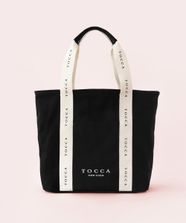 【オンワード】 TOCCA>バッグ 【WEB＆一部店舗限定】DANCING TOCCA CANVASTOTE キャンバストートバッグ ブラック×アイボリー F レディース