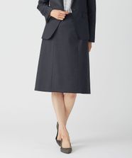 【オンワード】 J.PRESS LADIES L（大きいサイズ）>スカート BAHARIYE フレアー スカート ネイビー T13 レディース