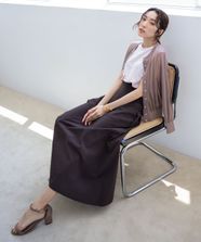 【オンワード】 組曲>ワンピース 【洗える】ジャージコンビ ドレス ダークブラウン 2 レディース