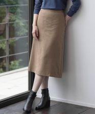 【オンワード】 J.PRESS LADIES>スカート 【洗える】シルセームスエード スカート モカ 9 レディース