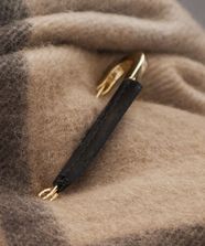 【オンワード】 J.PRESS LADIES>アクセサリー レザー キルトピン ブラック F レディース